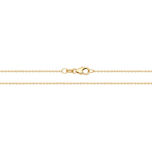 9K Yellow Gold Trace Chain