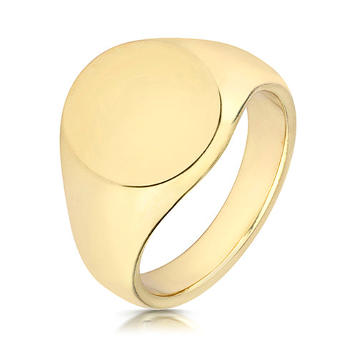 Heavy Weight Oval Signet Ring