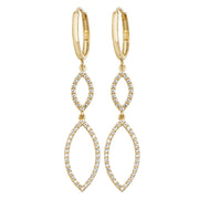 9K Yellow Gold  Earrings