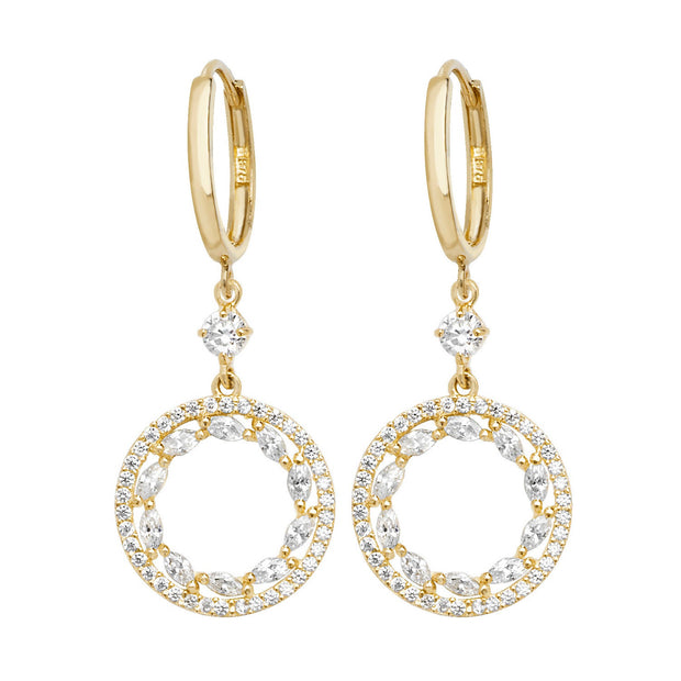 9K Yellow Gold  Earrings