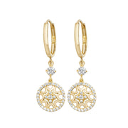 9K Yellow Gold  Earrings