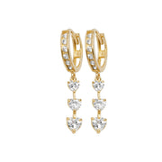 9K Yellow Gold  Earrings