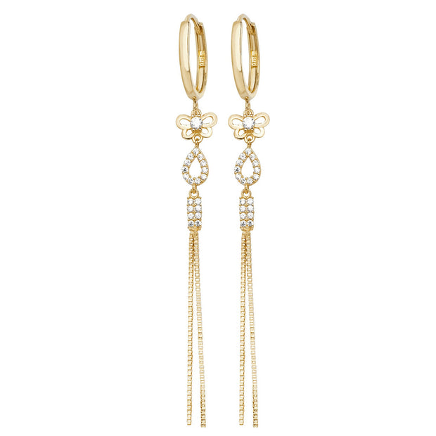 9K Yellow Gold  Earrings