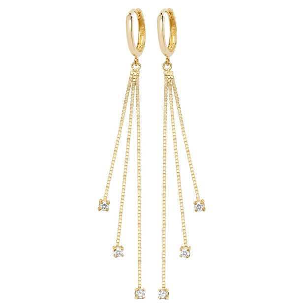 9K Yellow Gold  Earrings