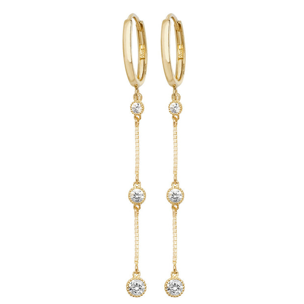 9K Yellow Gold  Earrings