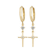 9K Yellow Gold  Earrings