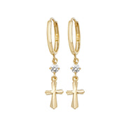9K Yellow Gold  Earrings