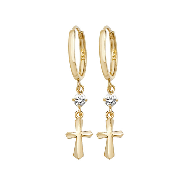 9K Yellow Gold  Earrings