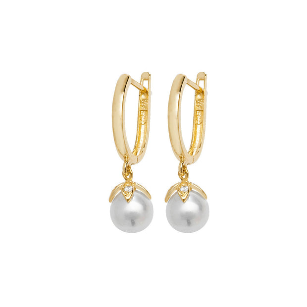 9K Yellow Gold  Earrings