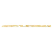 9K Yellow Gold ID Bracelet