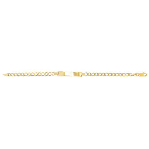 9K Yellow Gold ID Bracelet