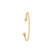 9K Yellow Gold Babies' Solid Torc Bangle