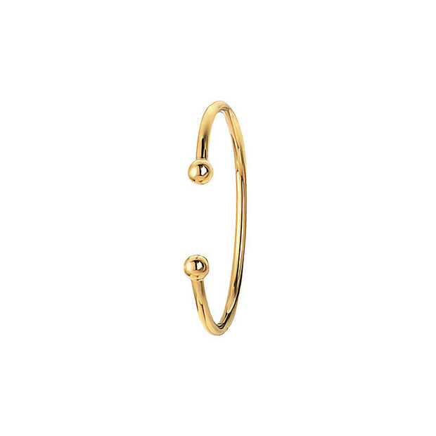 9K Yellow Gold Babies' Torc Bangle