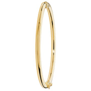 9K Yellow Gold Ladies' Hinged Bangle