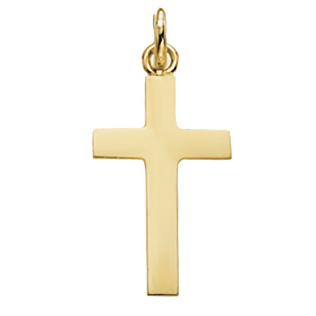 9K Yellow Gold Cross Pendant