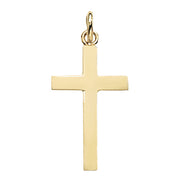 9K Yellow Gold Cross Pendant