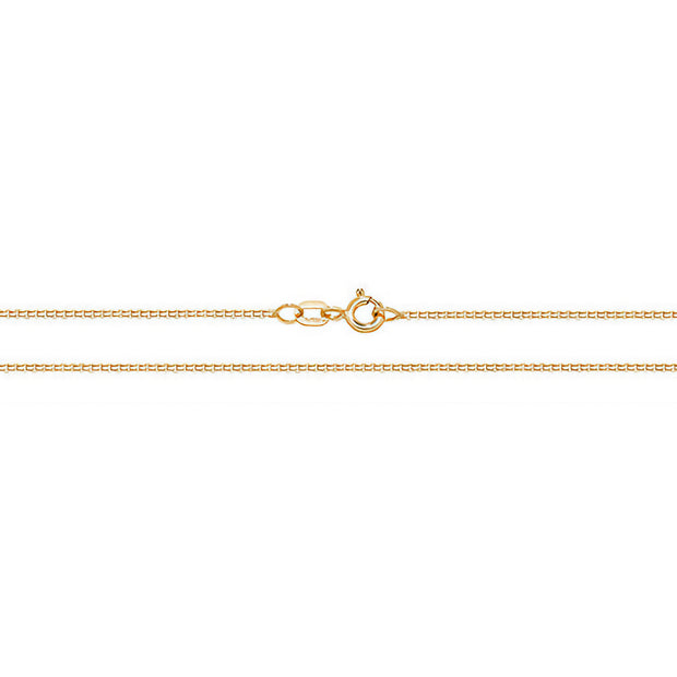 9K Yellow Gold Box Chain