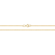 9K Yellow Gold Close Curb Chain