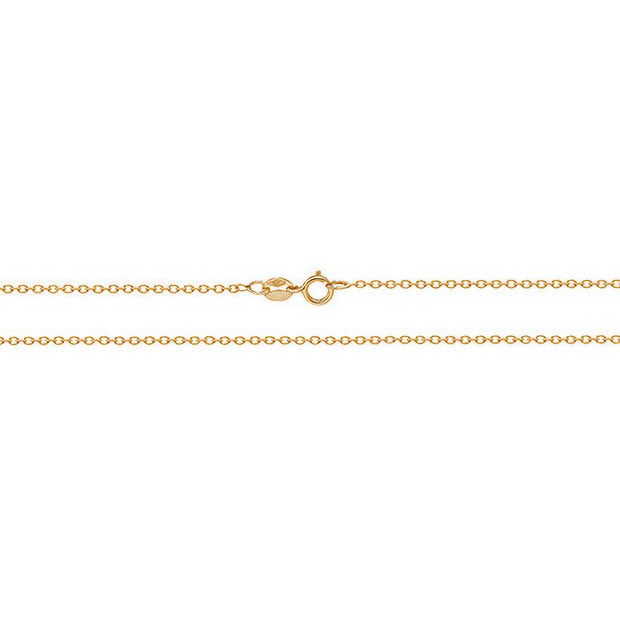 9K Yellow Gold Rolo Chain