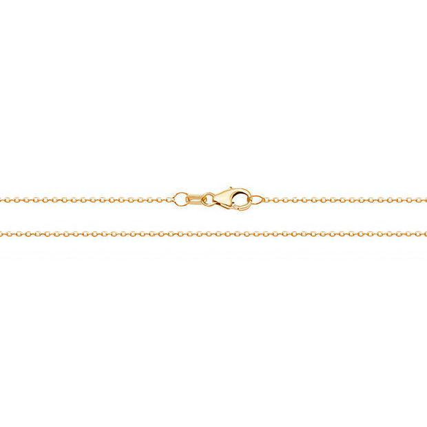 9K Yellow Gold Trace Chain