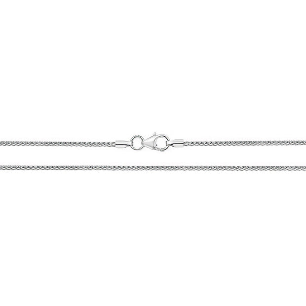 9K White Gold Spiga Chain