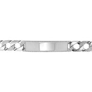 Silver Mens' Cast ID Bracelet