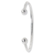 Silver Ladies' Torc Bangle