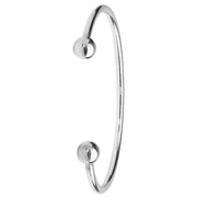 Silver Ladies' Torc Bangle