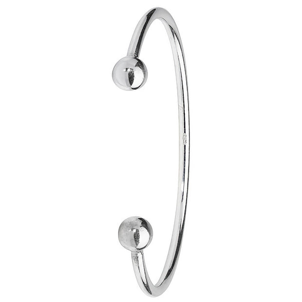 Silver Ladies' Torc Bangle