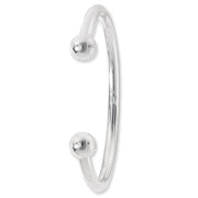 Silver Men's Torc Bangle