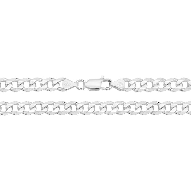 Silver Curb Chain