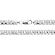 Silver Curb Cuban Chain