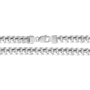 Silver Curb Cuban Chain