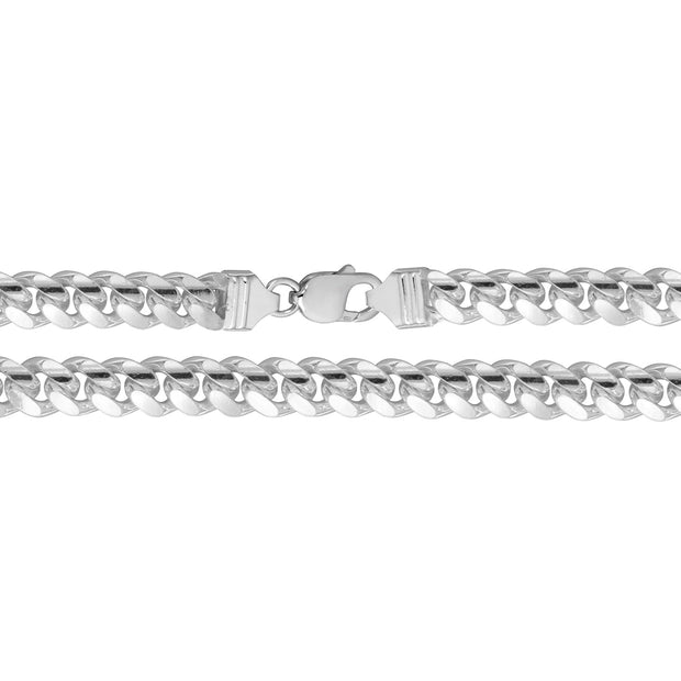 Silver Curb Cuban Chain