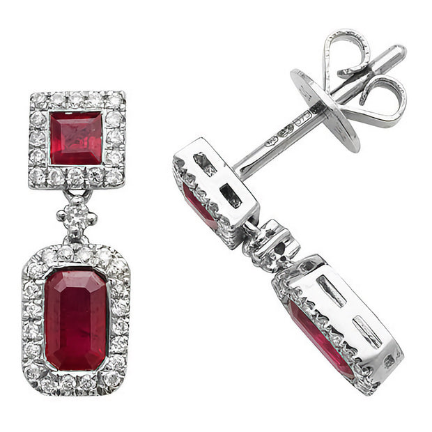 Ruby  Earrings