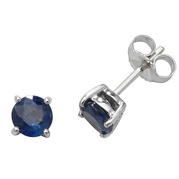 Sapphire Earring in 9K White Gold
