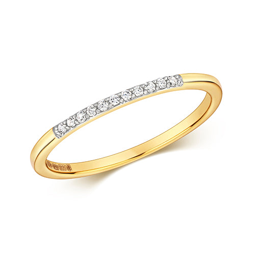 Diamond Ring in 9K Gold