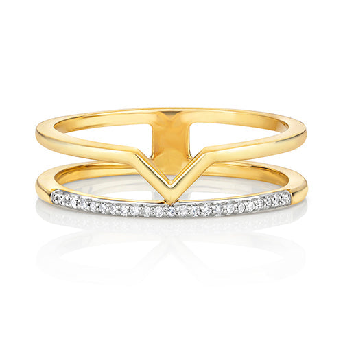 Diamond Ring in 9K Gold