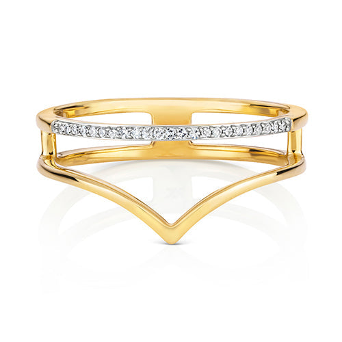 Diamond Ring in 9K Gold