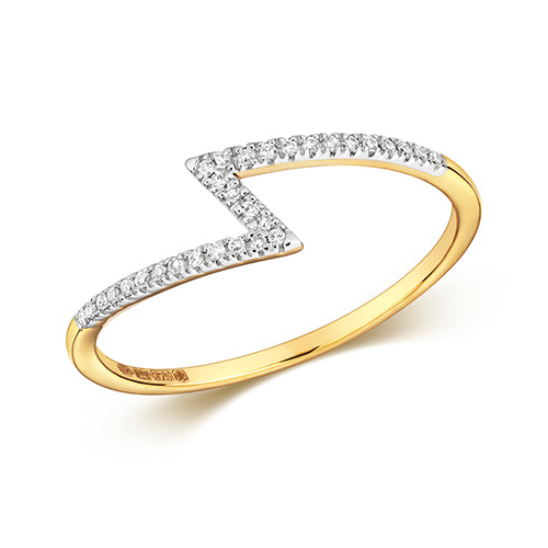 Diamond Ring in 9K Gold
