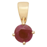 Ruby Pendant in 9K Gold