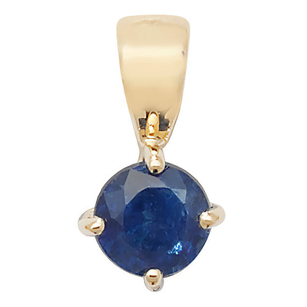 Sapphire Pendant in 9K Gold