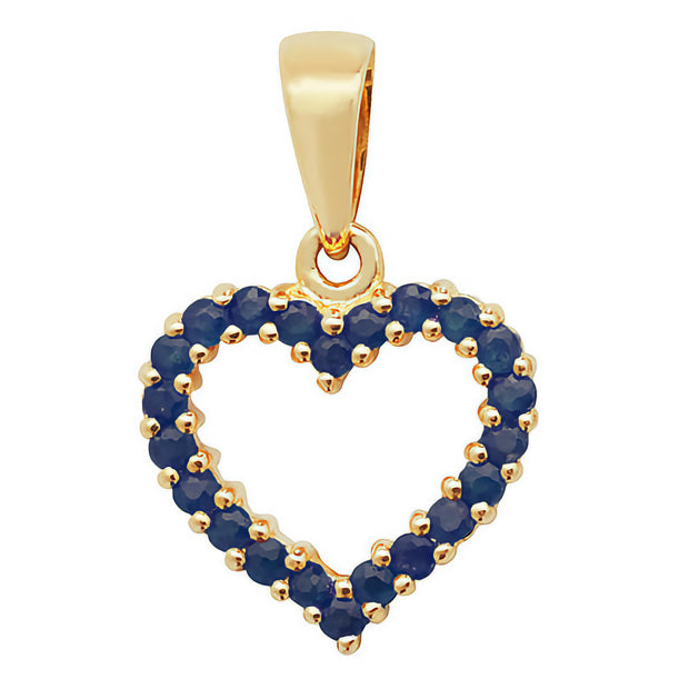 Sapphire Pendant in 9K Gold