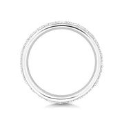 18K Gold Diamond Eternity Wedding Band