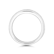 18K Gold Diamond Eternity Wedding Band