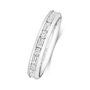 18K Gold Diamond Eternity Wedding Band