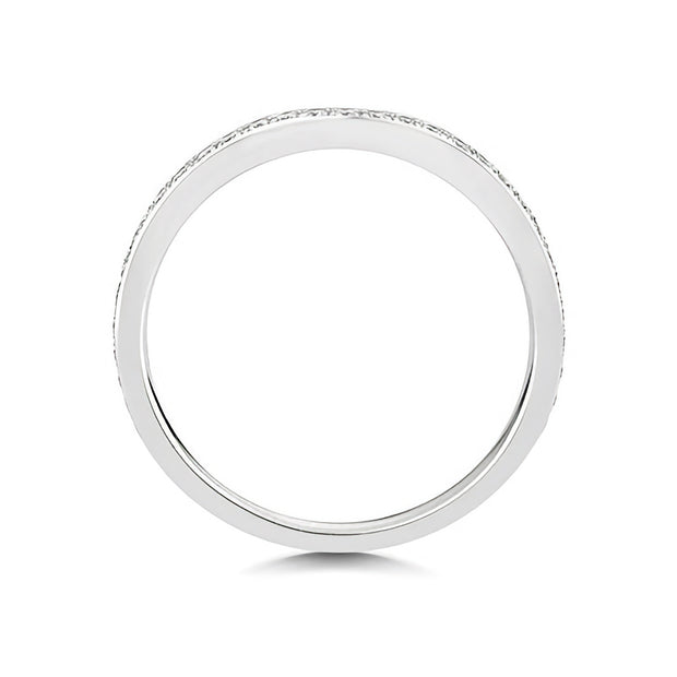 18K Gold Diamond Wave Ring