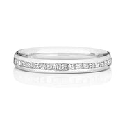 H VS2 Diamond Platinum Wedding Band
