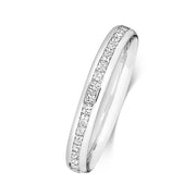 H VS2 Diamond Platinum Wedding Band