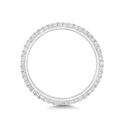Platinum Eternity Ring 3 Row Diamonds G VS